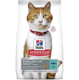 Resim Hill's Sterilised Ton Balıklı Kısırlaştırılmış Yetişkin Kedi Maması 3 KG 