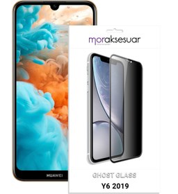 Resim Moraksesuar Huawei Y6 2019 Gizli Hayalet Ekran Koruyucu Kırılmaz Cam 