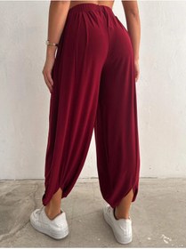 Resim 02Lady Fashion MODAL KUMAŞ YUMUŞAK DOKU ŞALVAR PANTOLON 