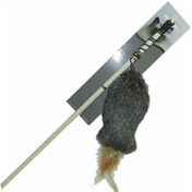 Resim Eastland Kedi Otlu Sap 40 CM Peluş 20 x 6 CM Kedi Oltası 