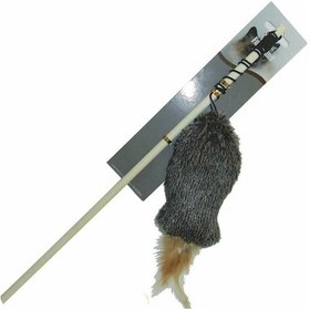 Resim Eastland Kedi Otlu Sap 40 CM Peluş 20 x 6 CM Kedi Oltası 