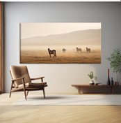 Resim Sonsuz Kum Denizi Kanvas Tablo 