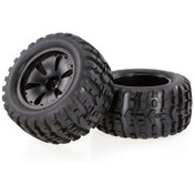 Resim Kosona 1/10 Monster Truck Rc Araçlar İçin Yüksek Kaliteli Lastik Ve Jant Seti, 2 Parça 