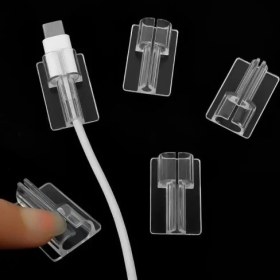 Resim ForWhat Büro Ev Ofis Düzeni Için Şeffaf Silikon Kablo Koruyucu 