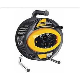 Resim Sgs Profesyonel Makaralı Uzatma Kablosu 3X1,5 50MT 