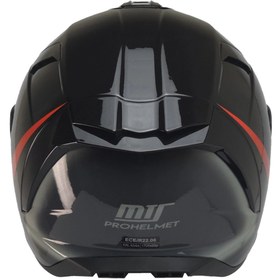 Resim MTS X-340 FULL FACE GÜNEŞ VİZÖRLÜ KASK (ROSSO) 