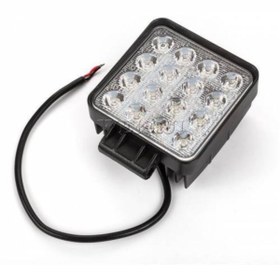 Resim Tai Projektör Çalışma Lambası Kare 16 Led 12-24 Volt 1adet Kalın Kasa 