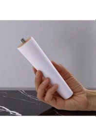 Resim 2 Adet Ahşap Ayak 15 Cm Beyaz M8 Civatalı Bağlantı Aparatlı Dolap Mobilya Koltuk Kanepe Destek Ayağı Ayakları Beyaz 