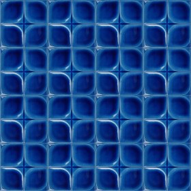 Resim Can Seramik - 13*13 Cm. Kobalt Kabartmalı Seramik Karo (5 Li 1 Paket) 