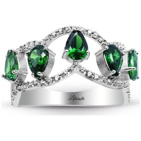 Resim Damla Zümrütlü Su Yolu Yüzük 