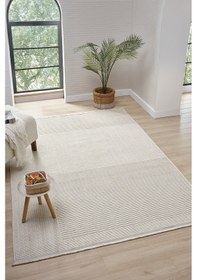 Resim Loopy Krem Halı Salon Oturma Odası Çocuk Odası Yatak Odası Halısı 622 Krem 