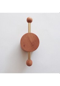 Resim Gürgen Ahşap Askılık Elbise Askısı Dekoratif Askı Duvar Askısı Ahşap 