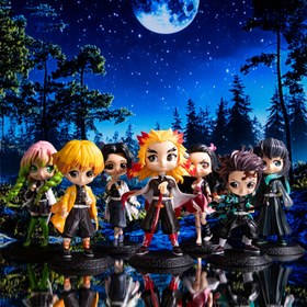 Resim Bandai Demon Slayer Anime Figürleri - Tanjiro Kamado, Nezuko, Muichiro Tokito Dinamik Hareket Pozlarıyla, Ev veya Araba Dekoru için Orijinal Anime Aksesuarı - Demon Slayer Hayranları İçin Mükemmel Hediye (Resmi Lisanslı Koleksiyon Figürü), Detaylı Karakter Tasarımı, İnce İşçilikli Figürler 