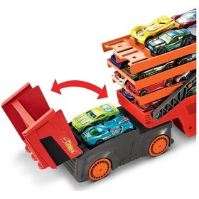 Resim Hot Wheels Mega Tır - Mavi Su Dünyası Çok Renkli 