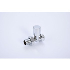 Resim Metal Volanlı Krom 1/2 PPRC Vana - Düz Vana - Radyatör ve Havlupan Vanası 