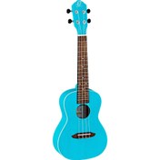 Resim Ortega RULAGOON Concert Ukulele (Transparent Turquoise) 