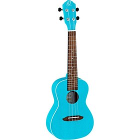 Resim Ortega RULAGOON Concert Ukulele (Transparent Turquoise) 