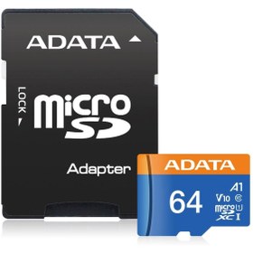 Resim TREND Adata 64GB Premier microSDXC Card with Adapter UHS-I Class10 V10 Hafıza Kartı 
