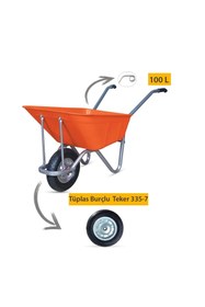 Resim Kanat Megaplast El Arabası -100 Litre 