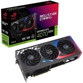 Resim Asus NVIDIA GeForce RTX 4070 ROG Strix OC ROG-STRIX-RTX4070-O12G-GAMING 12 GB GDDR6X 192 Bit Ekran Kartı 