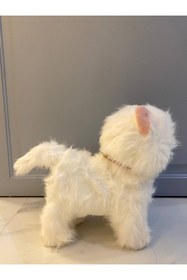 Resim Magicway Müzikli Yürüyen Dokununca Miyavlayan Yalayan Kuyruk Ve Başını Sallayan Kumandalı Peluş Beyaz Kedi 