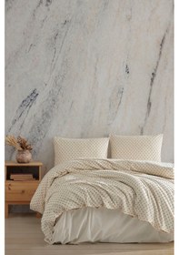 Resim Freya Khaki %100 Pamuklu Yıkamalı Tek Kişilik Nevresim Takımı 