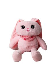 Resim İthal Kumaş Kulakları & Ayakları Uzayıp Küçülen Sevimli Tavşan Peluş Oyuncak & Uyku Arkadaşı 75 Cm. 001 