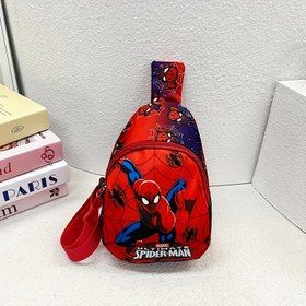 Resim Marvel Spider-Man Sling Bag - Ayarlanabilir Askılı, Fermuarlı ve Günlük Seyahat ve Dışarı Çıkma İçin Örümcek Temalı Desenli Şık Naylon Crossbody Çanta, Küçük Crossbody Çanta, Kadınlar İçin Uygun 