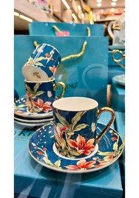 Resim Roykıng Debora 6 Lı Kahve Fincanı Bone Chına Beyaz 