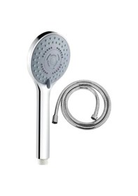 Resim Latte Krom Gri Lüks Mafsallı Duş Seti Krom 