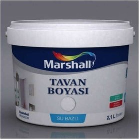 Resim Marshall Tavan Boyası Beyaz 2,1lt (3,5KG) - 0.080 l - 3.5 kg - 0.140 kg - Plastik Gövde 