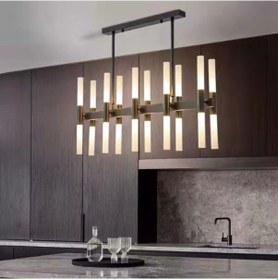 Resim Gold Siyah Metal Led Sarkıt Metal - Siyah 