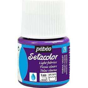 Resim Pebeo Setacolor Light Fabric Transparan Kumaş Boyası 29 Parma V 