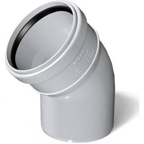 Resim Fırat Pvc 100 x 45° Açık Dirsek 