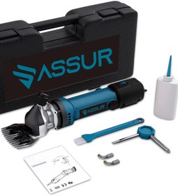 Resim Assur 350W Kademe Ayarlı Metal Şanzıman Koyun Kırkma Makinası 