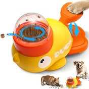 Resim 1 Adet Ördek Şeklinde Otomatik Köpek Besleyici & Etkileşimli Oyuncak - Pil Gerekmez, Yumuşak Ödül Dağıtıcı ile Açık Pencere, Zeka Uyarımı ve Sağlıklı Yeme için Yavaş Besleyici, Dayanıklı Plastik Köpek Malzemeleri Yavru ve Yetişkin Köpekler İçin, Etkileşimli Köpek Besleyici | Etkileşimli Köpek Oyuncağı | Manuel Köpek Besleyici, Köpek Ödülü Dağıtan Oyuncak 