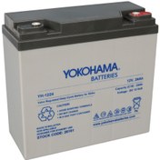 Resim Robinanka Yokohama Yh-1224 12 Volt - 24 Amper Elektrikli Bisiklet Aküsü (180 X 76 X 167 MM) 