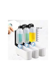 Resim 2 Adet Siyah Duvara Monte Sıvı Sabunluk - 300 Ml, Şık & Dayanıklı Dispenser, Banyo Ve Mutfak İçin Siyah 