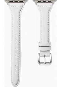 Resim iOs Watch Uyumlu 42mm Krd-28 Deri Kordon 