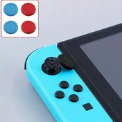 Resim Nintendo Switch Joy-Con, OLED & Lite için Silikon Başparmak Tutacakları - Joystick Kapakları Yedek Aksesuarları 