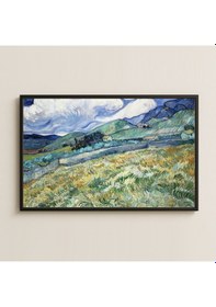 Resim Van Gogh Buğday Tarlası Ve Dağlar Pleksi Tablo 