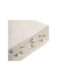 Resim Nova Bambu Nakışlı El Havlusu Ekru 