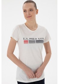 Resim U.s. Polo Assn. Kadın Ekru Pijama Takım 50312919-vr019 Ecru Ekru 