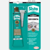 Resim Sista RTV Silikon Sıvı Conta Beyaz 50 gr 