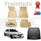 Resim Bmw F10 Bej 3D Havuzlu Paspas+ Bagaj Havuzu 2013-2020 Arası N11.21605 