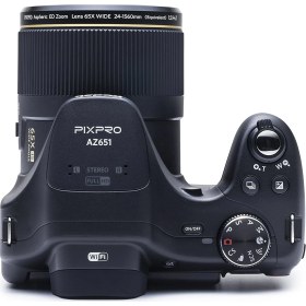 Resim Kodak Pixpro AZ651 20MP,65X Optik Zoom,3.0 Inç LCD Ekran Dijital Fotoğraf Makinesi - Siyah 