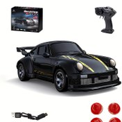 Resim 1/64 RC Drift Araba, 15 km/s Hız Yeteneği, Dört Tekerlekten Çekişli Her Yerde Kullanıma Uygun Sokak Yarışı Araç, Tatil veya Doğum Günü İçin Mükemmel Hediye 