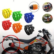 Resim Motorsiklet Egzoz Susturucu - KTM SX EXC Motokros & Dirt Pit Bisikletleri için Dayanıklı ABS Kauçuk Koruma Kapağı, Isıya & Aşınmaya Dirençli, Motosiklet Egzoz Susturucu 