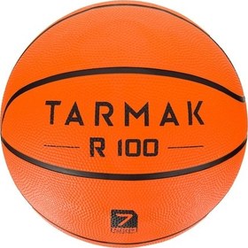 Resim Tarmak Basketbol Topu R100 - 7 Numara -yetişkin-turuncu 