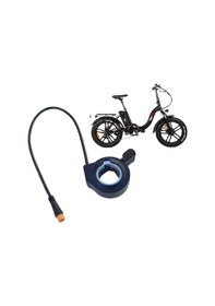 Resim Rks Rsı-x-pro Elektrikli Bisiklet Gaz Kolu İtmeli Su Geçirmez 3 Pinli Erkek Giriş Siyah 